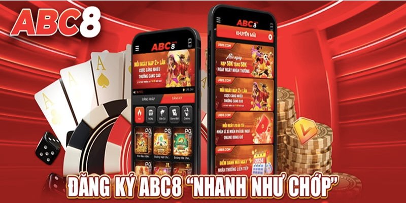 Đăng ký abc8 để chơi cá cược cùng nhà cái uy tín nhất