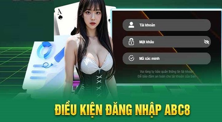 Điều kiện cần phải đáp ứng nếu muốn đăng nhập abc8 thành công